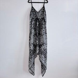 Anthropologie Chaudry KC Scarf Dress Handkerchief Hem